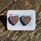 Heart shaped wood stud earring, Floral quilt patterns product 4